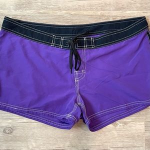 Lakers Purple Swim Shorts
